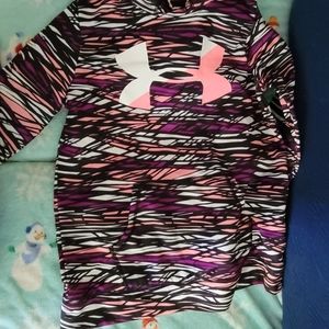 Girls large under armor hoodie